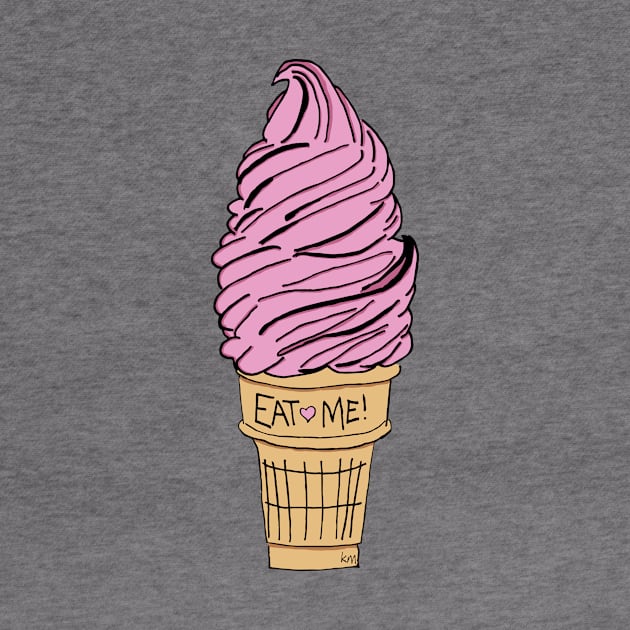 Eat Me Ice Cream Cone by Katherine Montalto